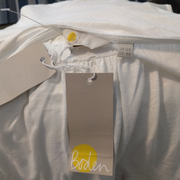 BNWT🤍Boden Broderie Mix Jersey Maxi Dress - Picture 11 of 11